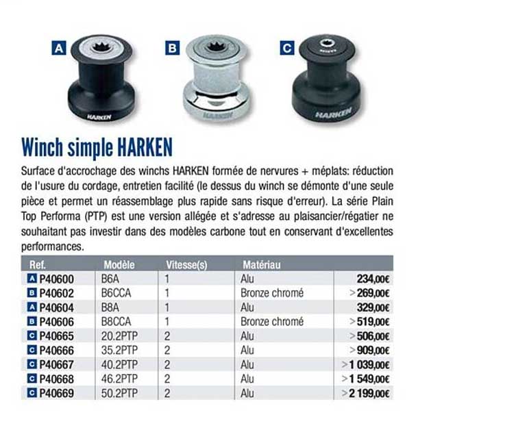 winch simple harken