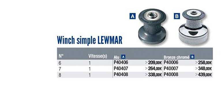 winch simple lewmar