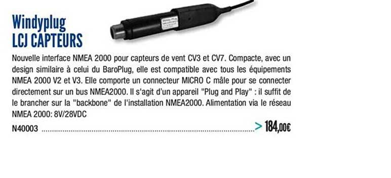 windyplug lcj capteurs