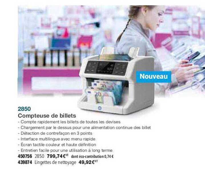 2850 compteuse de billets
