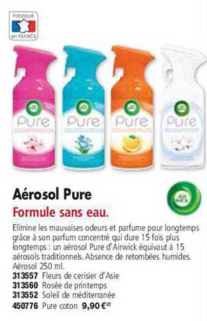aérosol pure air wick