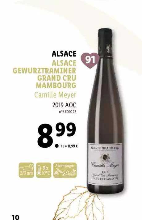 alsace alsace gewurztraminer grand cru mambourg camille meyer