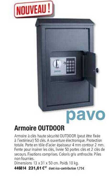 armoire outdoor pavo