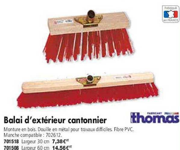 balai d'extérieur cantonnier thomas