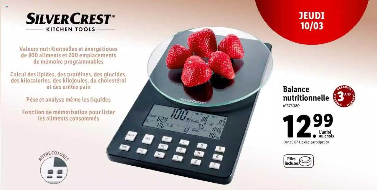 Balance Nutritionnelle Silver Crest