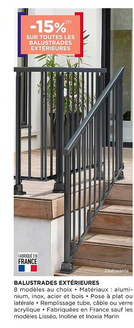 balustrades extérieures