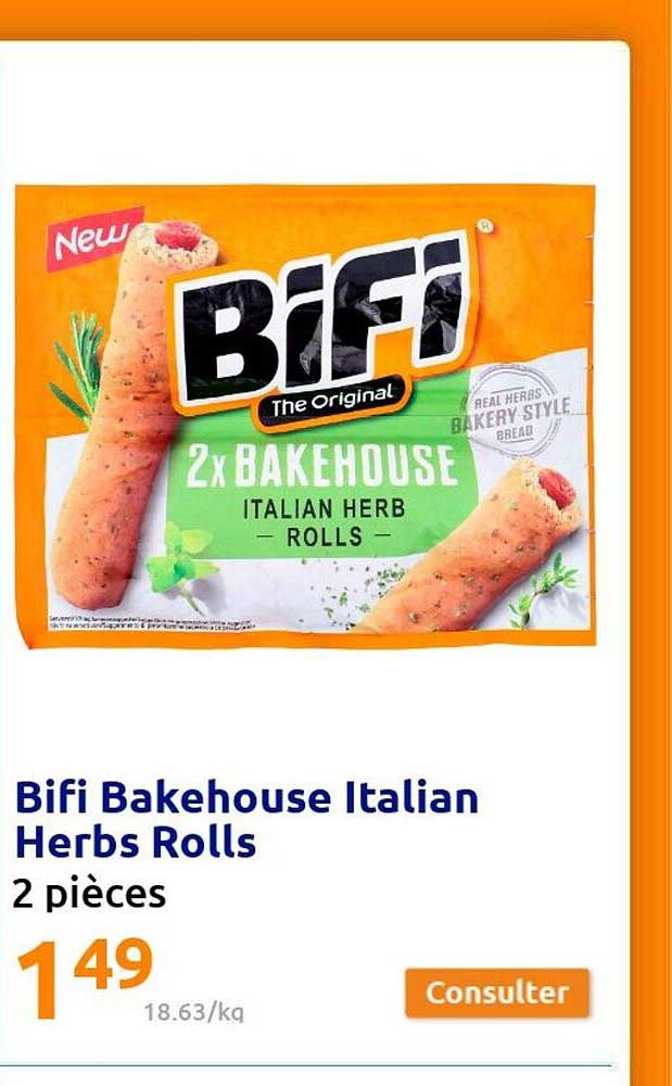 bifi bakehouse italian herbs rolls