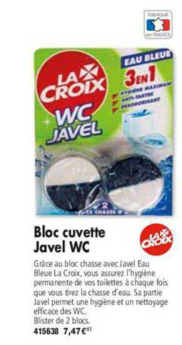 Bloc Cuvette Javel Wc La Croix