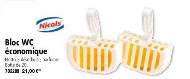 bloc wc économique nicols'