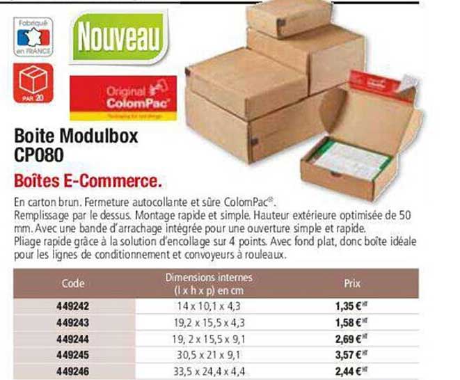 Boîte Modulbox Cp080