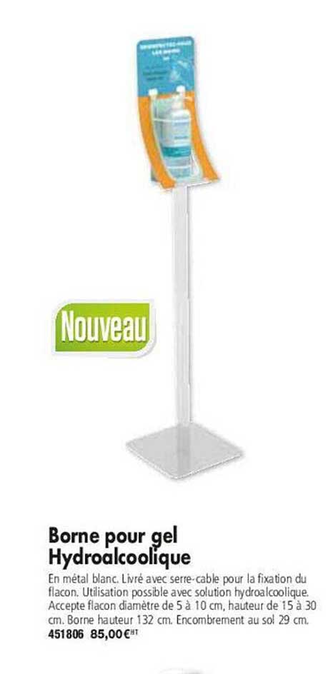 Borne Pour Gel Hydroalcoolique