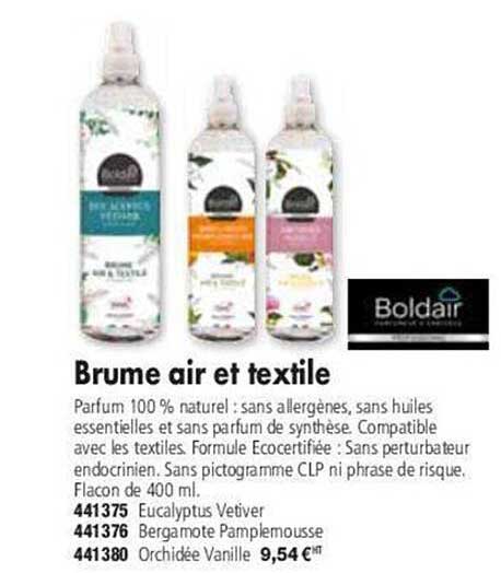 brume air et textile boldair