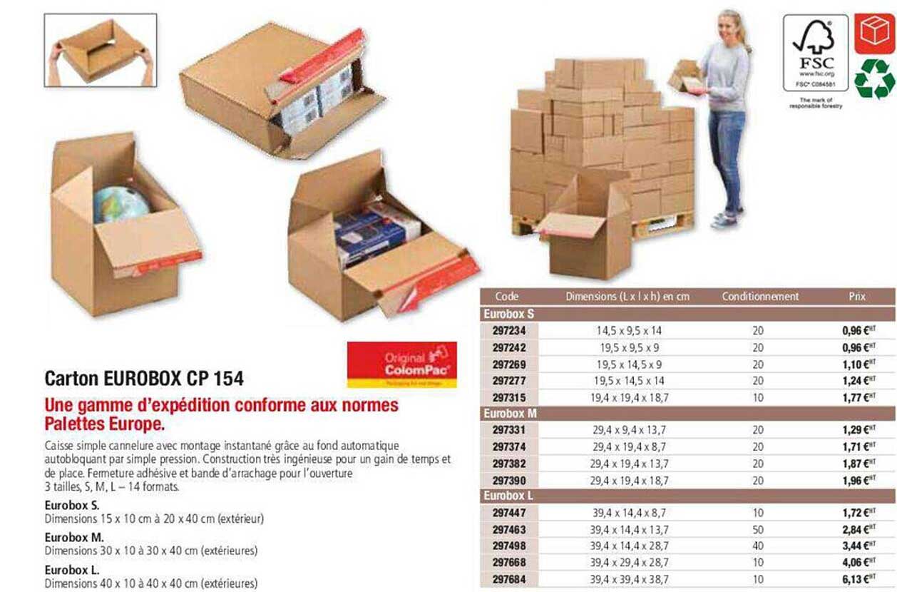 carton eurobox cp 154