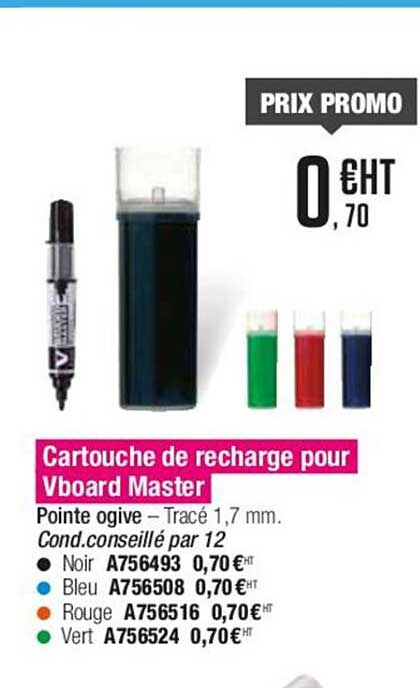 Cartouche De Recharge Pour Vboard Master