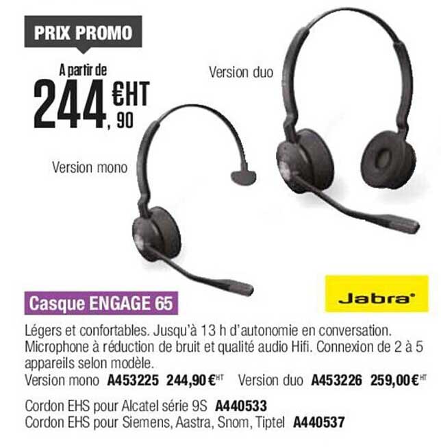 casque engage 65 jabra