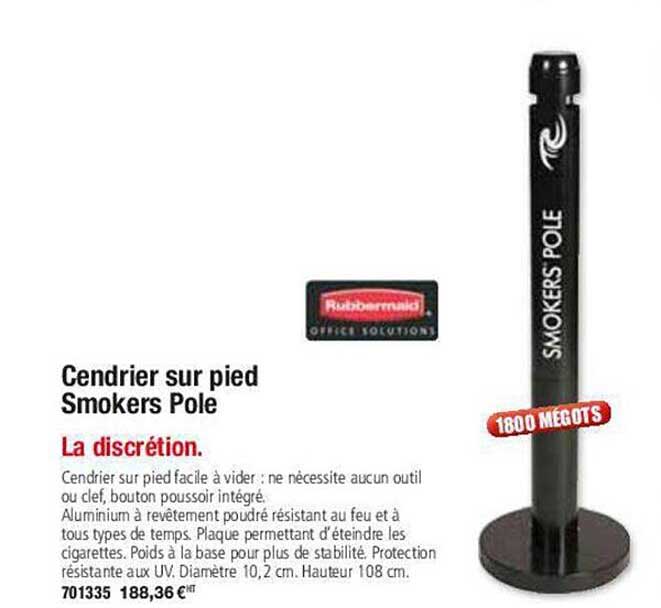 cendrier sur pied smokers pole
