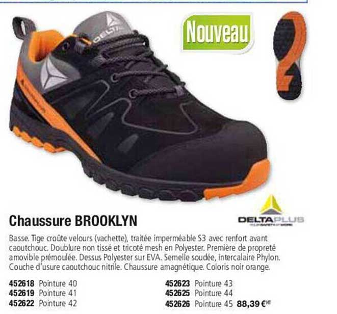 chaussure brooklyn deltaplus