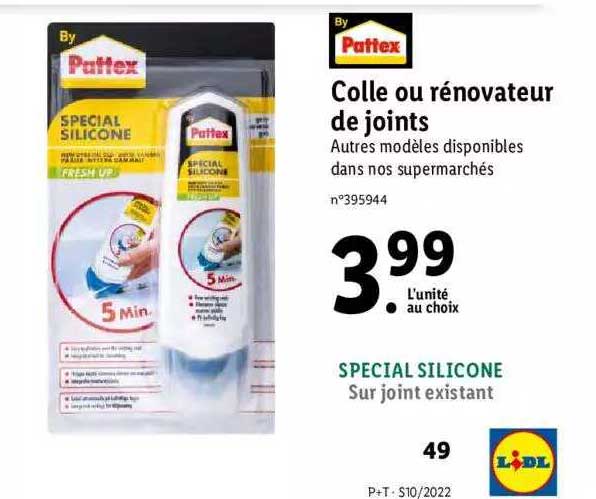 colle ou rénovateur de joints pattex