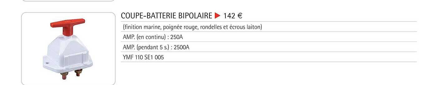 coupe-batterie bipolaire