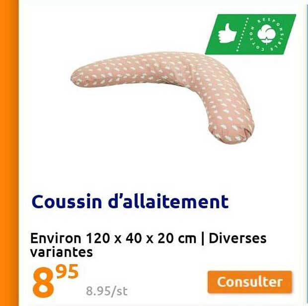 coussin d'allaitement
