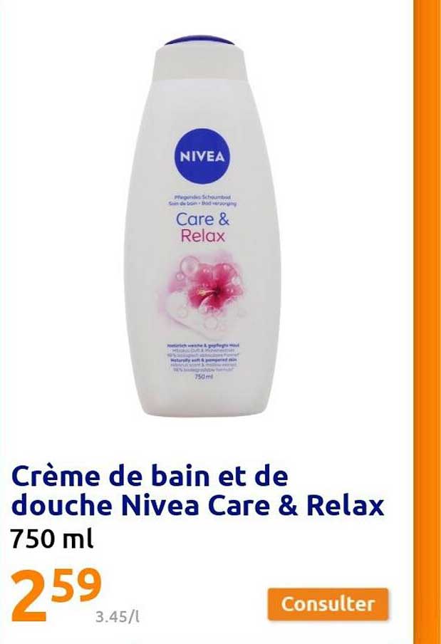 Crème De Bain Et De Douche Nivea Care & Relax