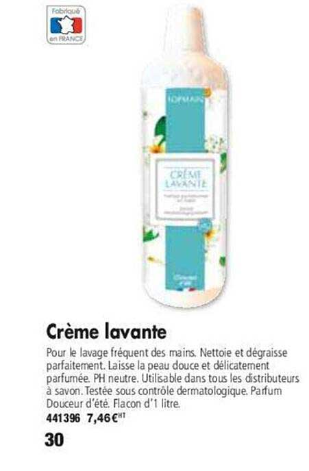 crème lavante