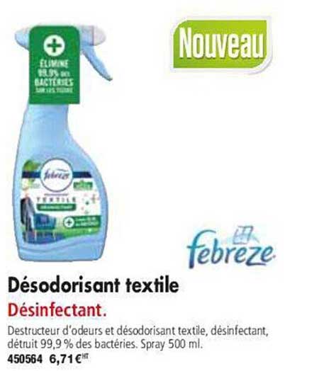Désodorisant Textile Febreze