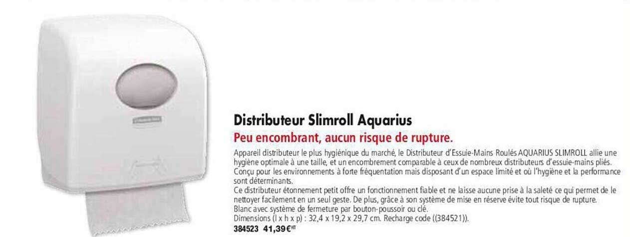 Distributeur Slimroll Aquarius
