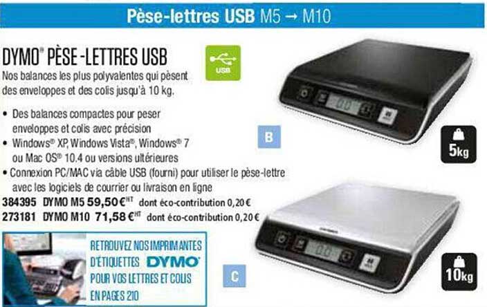 dymo pèse-lettres usb
