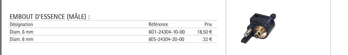 Embout D'essence (mâle)