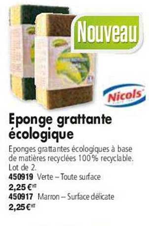 éponge Grattante écologique