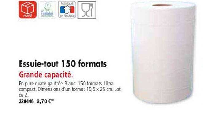 essuie-tout 150 format