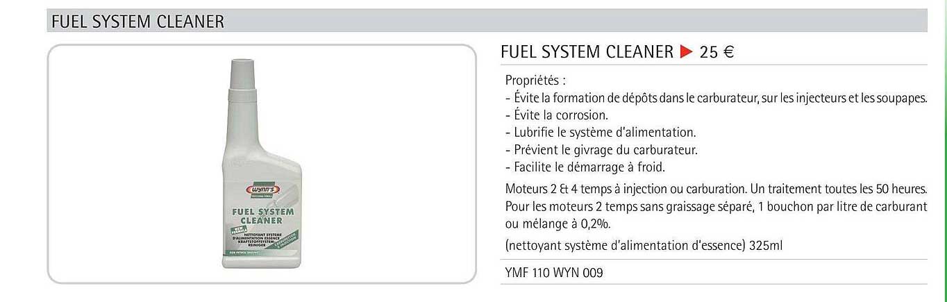 fuel system cleaner