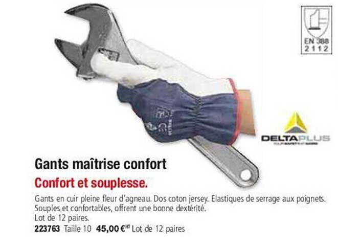 gants maîtrise confort deltaplus