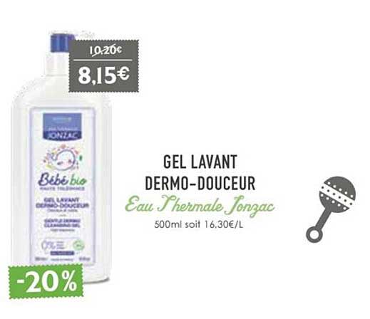 Gel Lavant Dermi-douceur Eau Thermale Jonzac