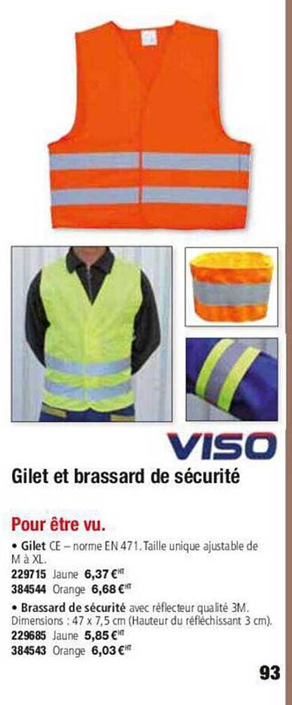 Gilet Et Brassard De Sécurité Viso