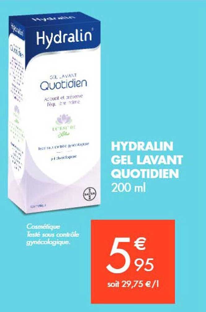 hydralin gel lavant