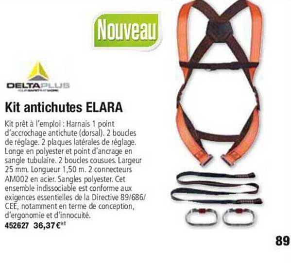 kit antichutes elara deltaplus