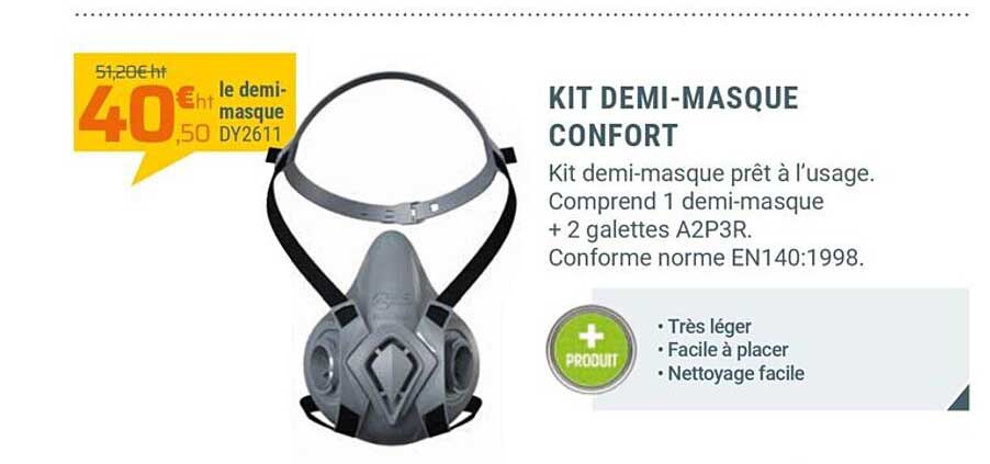 kit demi-masque confort