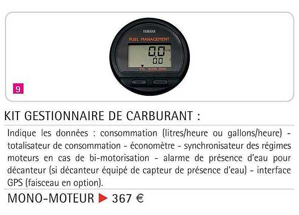 kit gestionnaire de carburant