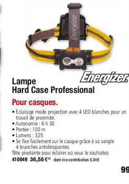 lampe hard case professional energizer