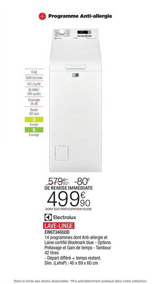 lave-linge electrolux