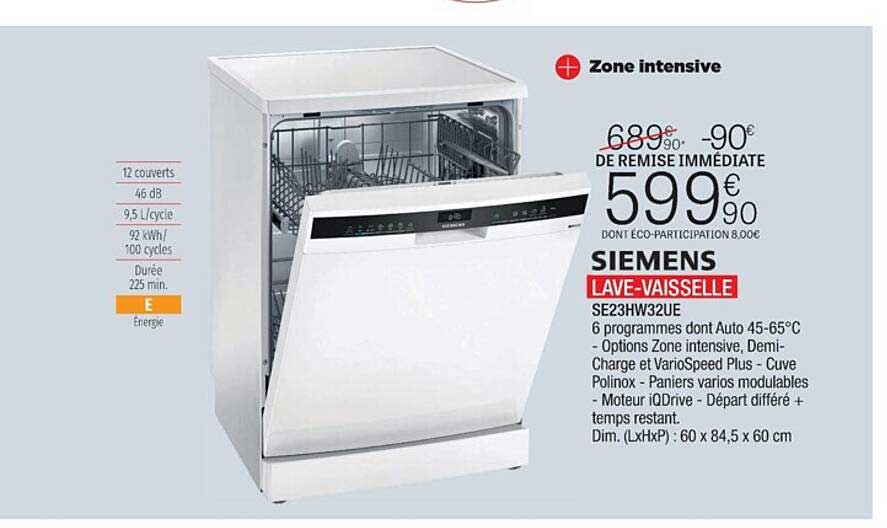 lave-vaisselle siemens