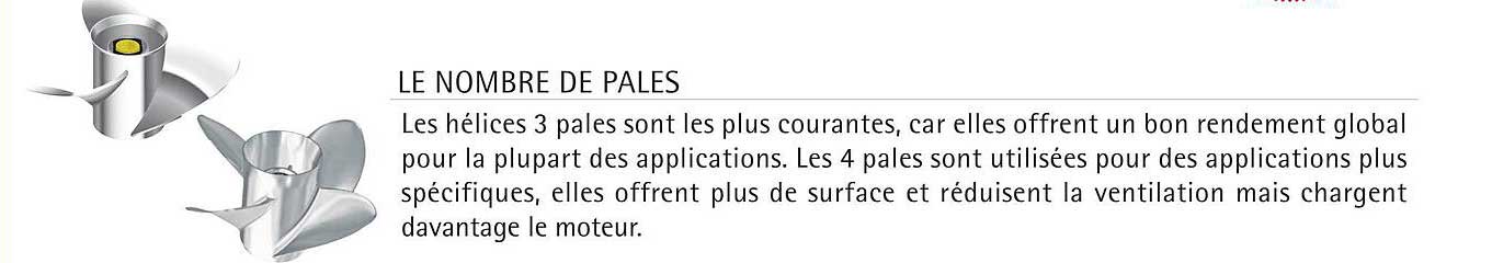 le nombre de pales