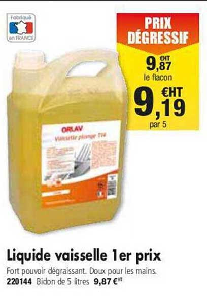 Liquide Vaisselle 1er Prix