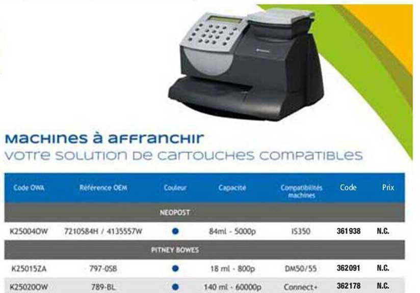 machines à affranchir