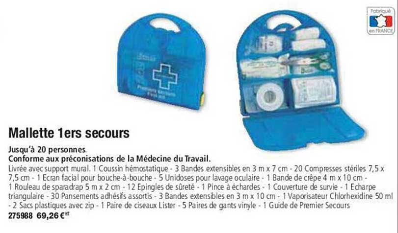 mallette 1ers secours