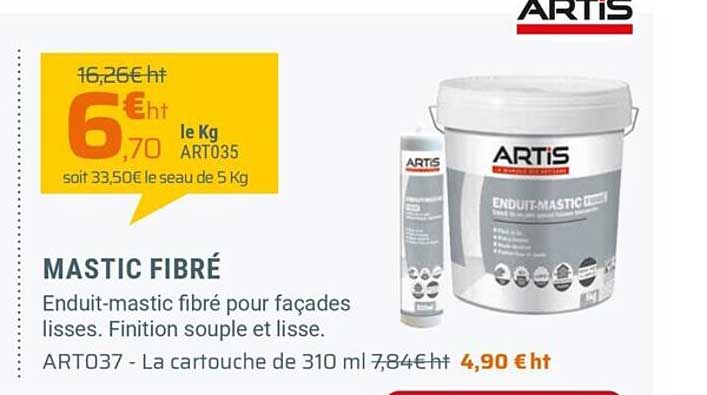 mastic fibré artis