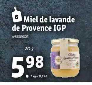 Miel De Lavande De Provence Igp