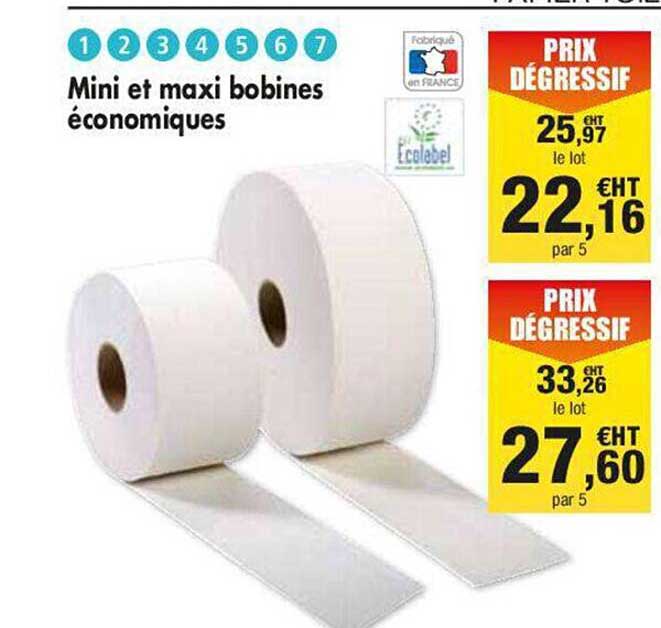 mini et maxi bobines économiques